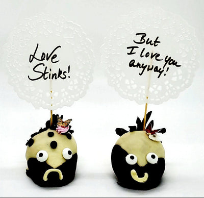 Love Bug or Stink Bug Chocolate Covered Strawberry messenger - WunderBaker